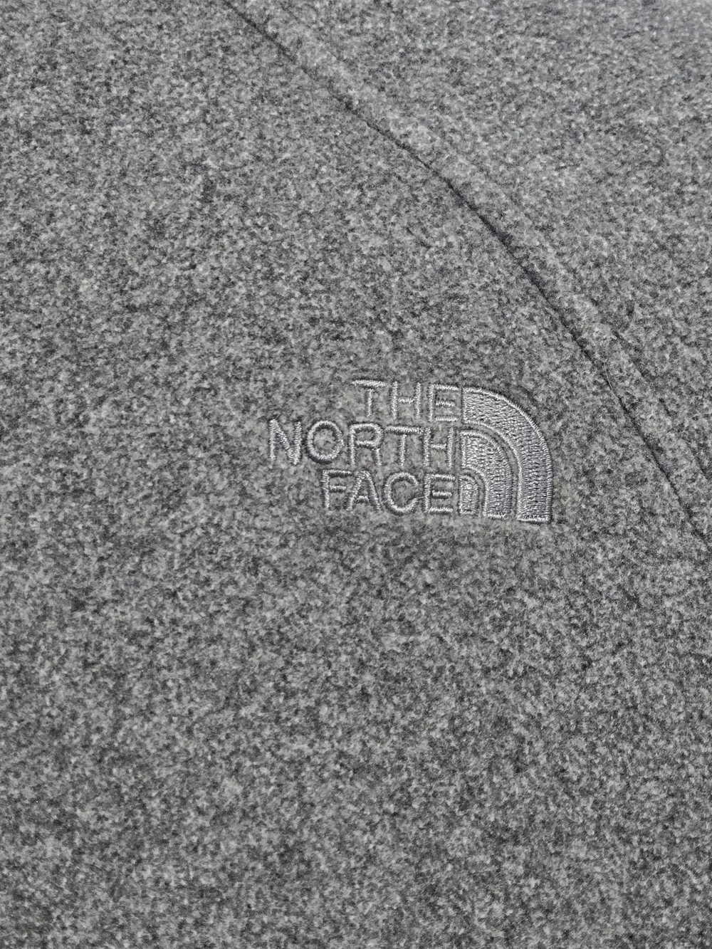 The North Face Men's Gray Full Zip Fleece Jacket Size Medium